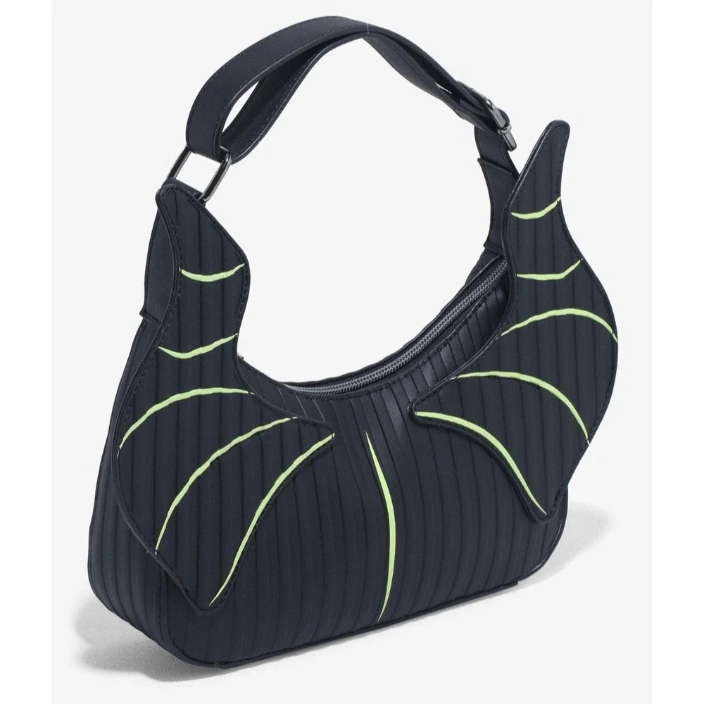 NWT Loungefly Disney Sleeping Beauty Maleficent Horns Shoulder Bag Purse Grunge‎